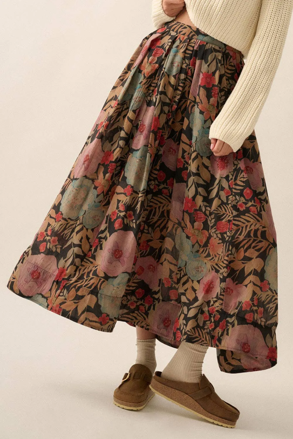 Floral Maxi Skirt