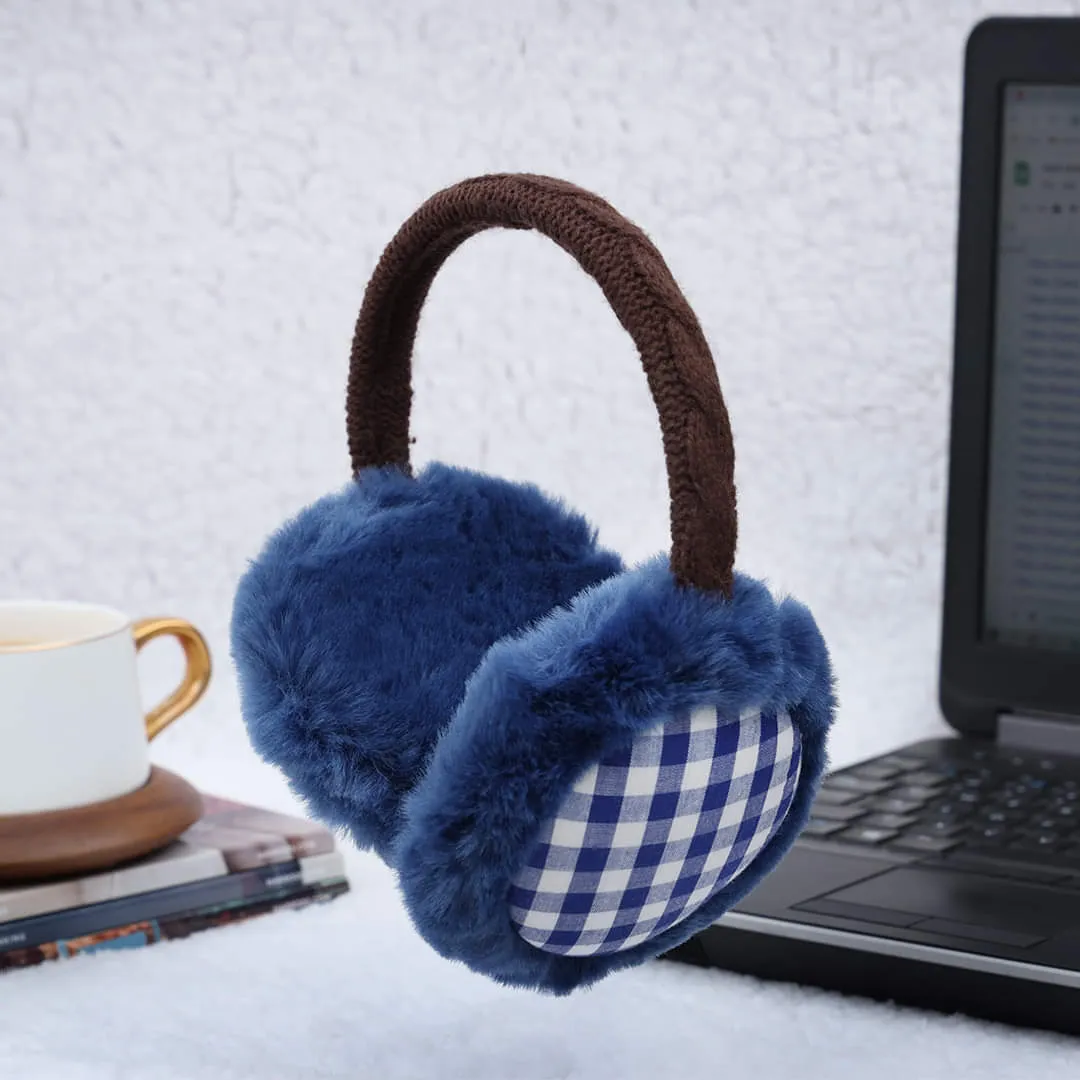 Lady Pure Plush Comfy Warmer Headband Musical Back Earmuffs