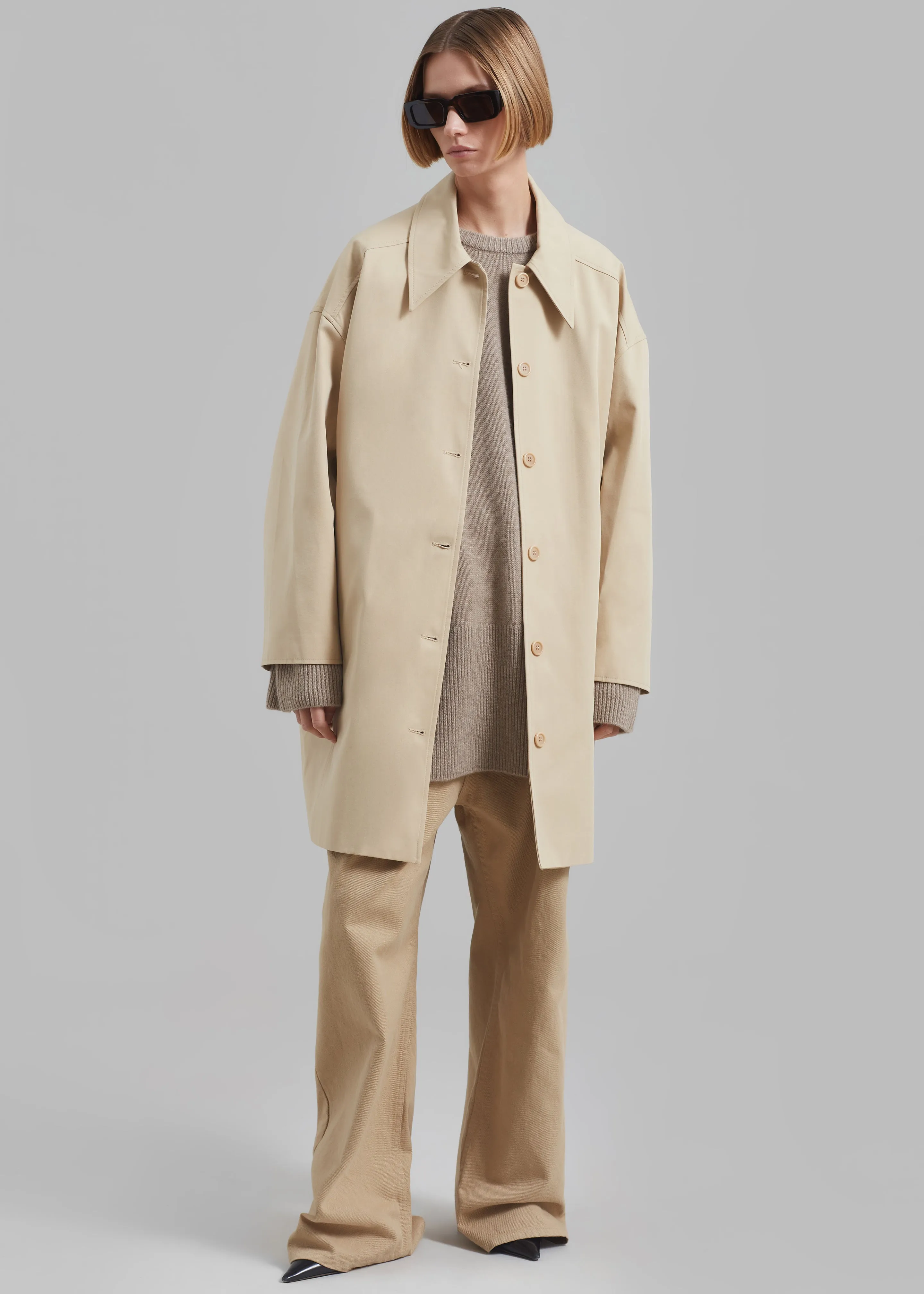 Stevie Peacoat - Beige
